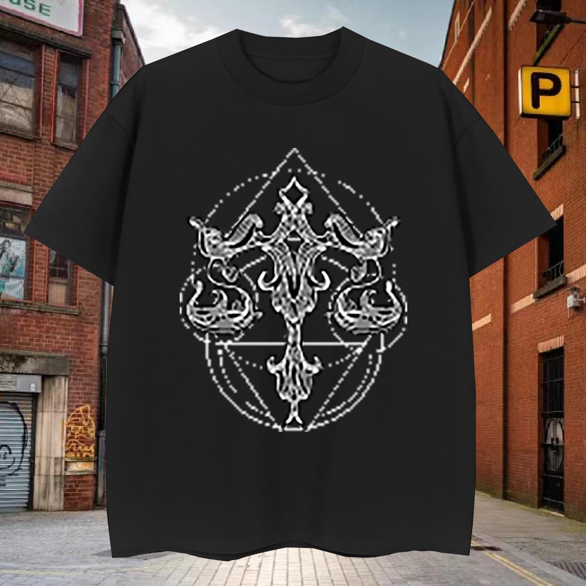 T-Shirts 230g 100% Cotton line Hip Hop Street Breathable Short Sleeve Custom Cartoon Tshirts Fashion Design Brand Wear