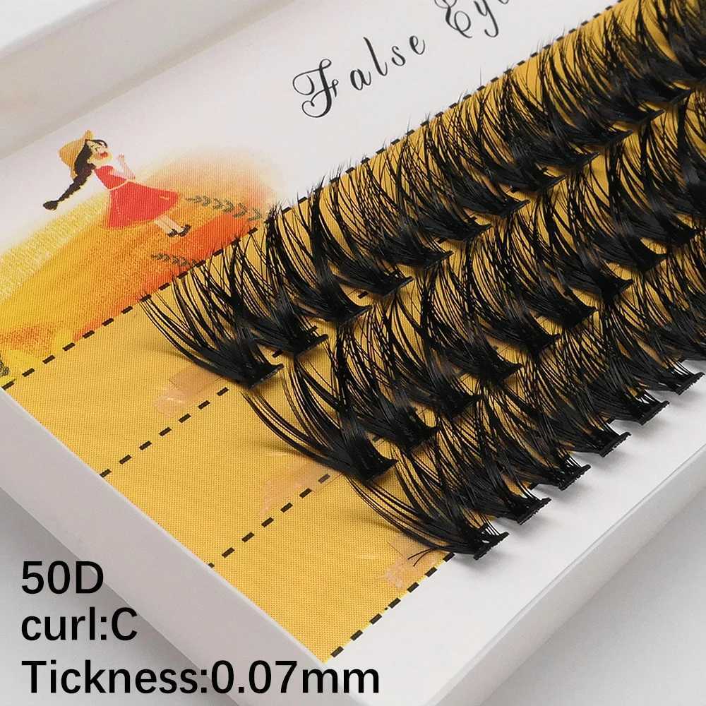 20D/30D mink eyelashes 60 bundles/box eyelash extension 3D Russian personal eyelash cluster makeup tool eyelash wholesale W240803