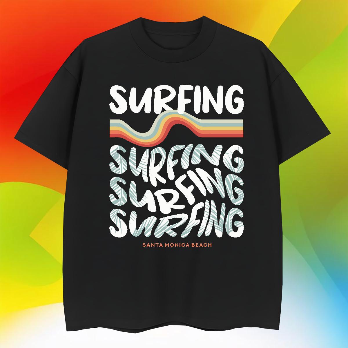 Popular Men Tshirts 230g 100% Cotton Casual Beach letter Plus Size Custom Crew Neck Fashion Designer T Shirts Men Wear