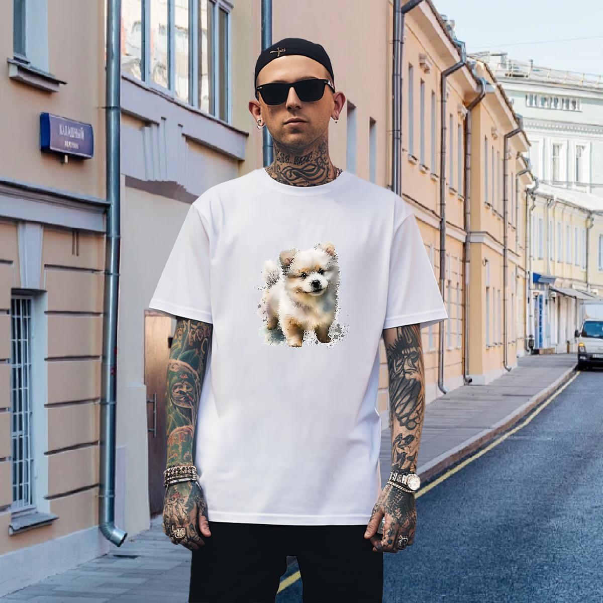 Mens T Shirts 230g Cotton Hip Hop Crew Neck Breathable Black Oversized Tshirts Brand Soft Tees