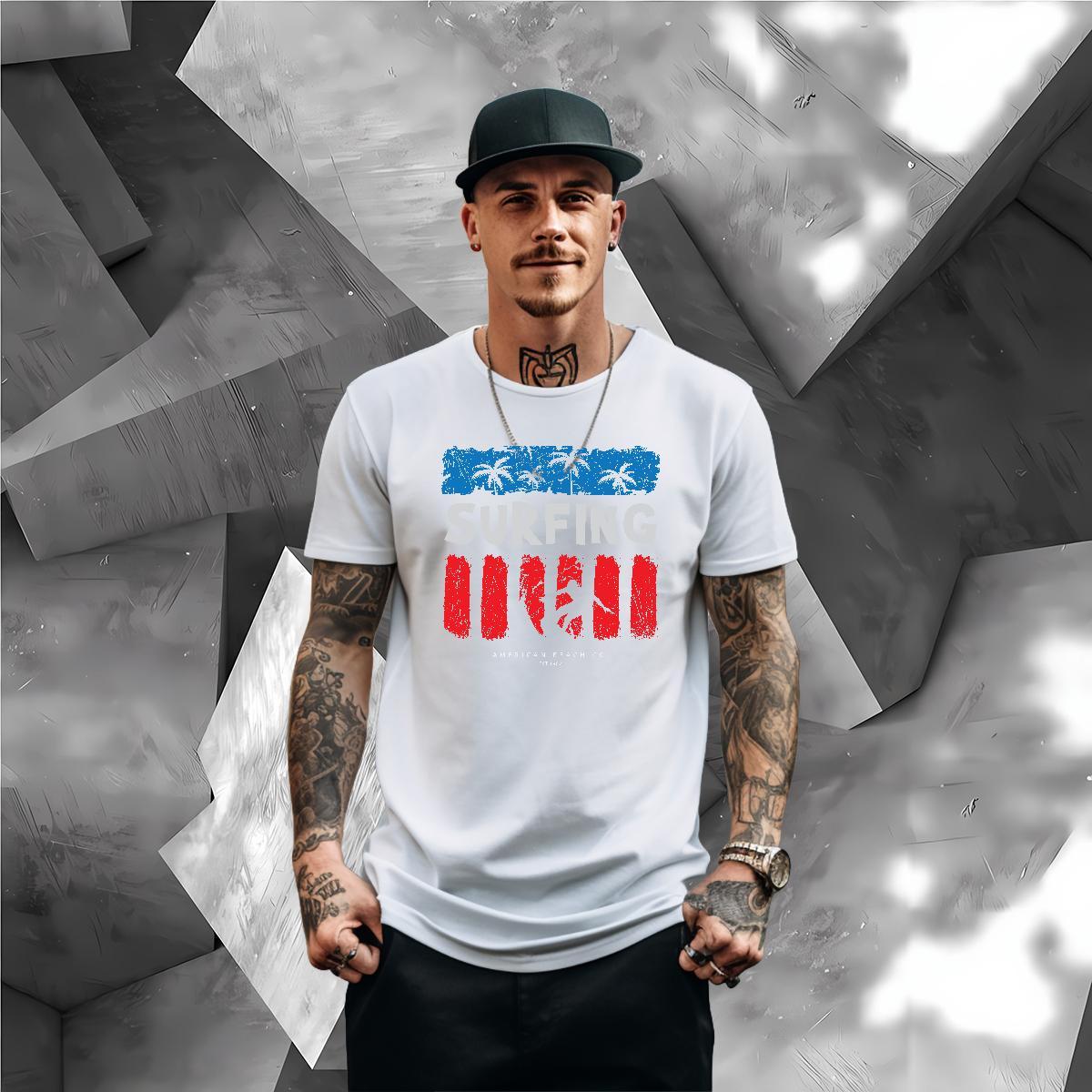 Fashion T-Shirts 100% Cotton 230g tree Street wear Hip Hop Wear Breathable Soft Popular Men Clothes T-Shirt Graphic