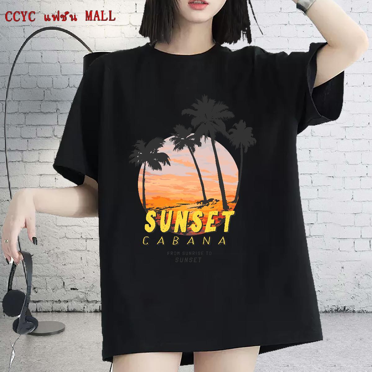 Loose T shirt O-Neck Short Sleeve Tshirt for Man Woman Anime Print sun Street Casual 100% Cotton 230g Brand Top Tees