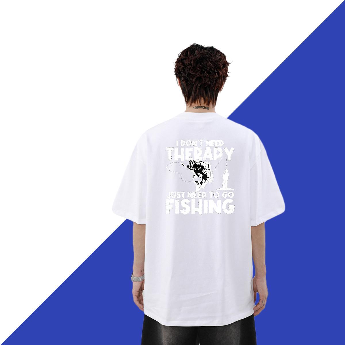 2024 Designer Mens T Shirts 230g Cotton fish Street Casual Tops Shirt Breathable Soft Brand Men Tees Oversized 3XL 4XL