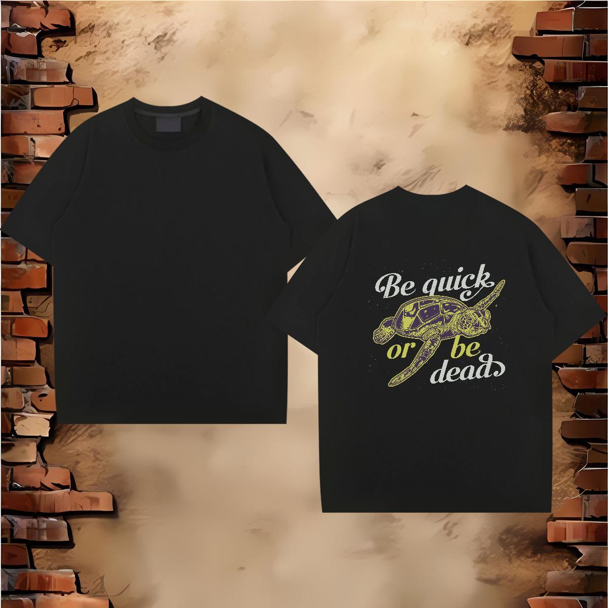 Stylist Man T Shirts 230g 100% Cotton Sport Wear O Neck Short Sleeves Wholesale Couples T Shirts Black Oversized