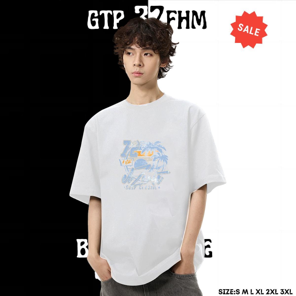 Cool Tshirt for Man Woman 230g Pure Cotton Hip Hop beach DIY Logo Oversized Breathable Short Sleeve New T shirt Tops Shirt