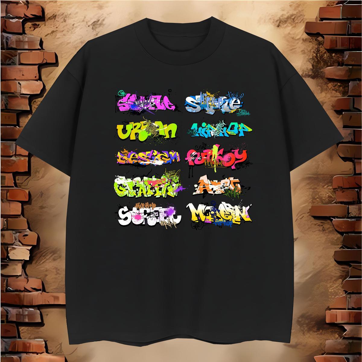 Men T Shirts 100% Cotton 230g painting Casual Breathable Short Sleeve Oversized 3XL 4XL Couples T Shirts Classic Casual Wholesale Top Tees