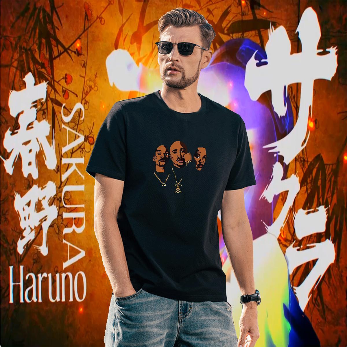 T Shirts Men 230g Pure Cotton character Spring Summer Breathable Crew Neck White Plus Size Men Clothes T-Shirt Casual New Classic Tops