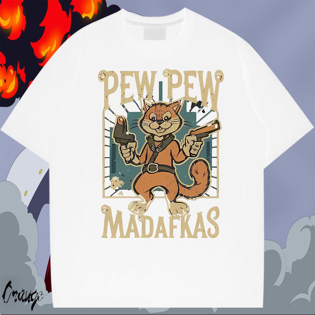 Cool Tshirt for Man Woman 230g Cotton Casual Beach squirrel Plus Size Custom Pure Cotton Wholesale T-Shirts for Men Top Tees