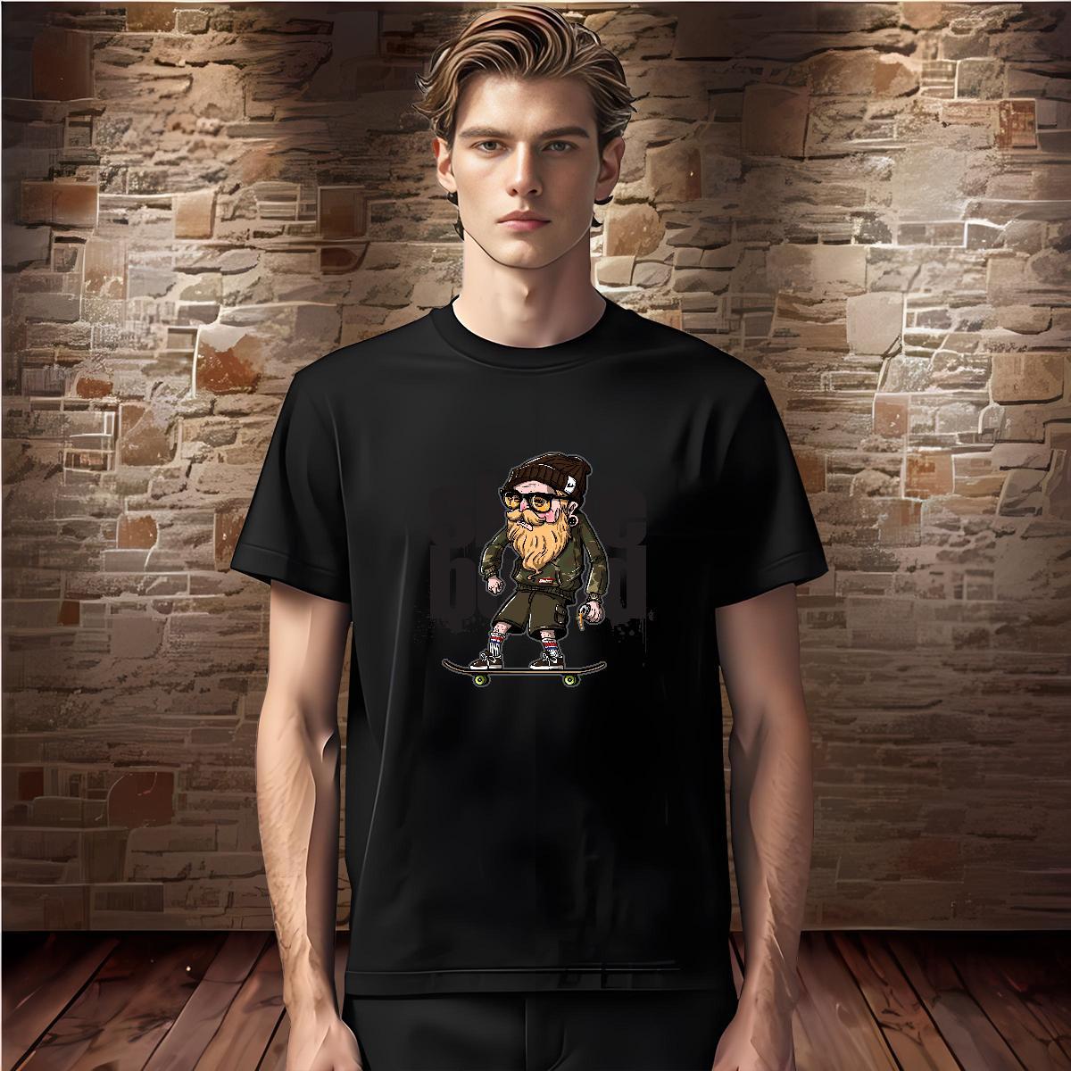 Designer Fashion Men T Shirts skateboarding Tops 100% Cotton 230g Spring Summer Comfortable DIY Anime Pure Cotton Tshirts