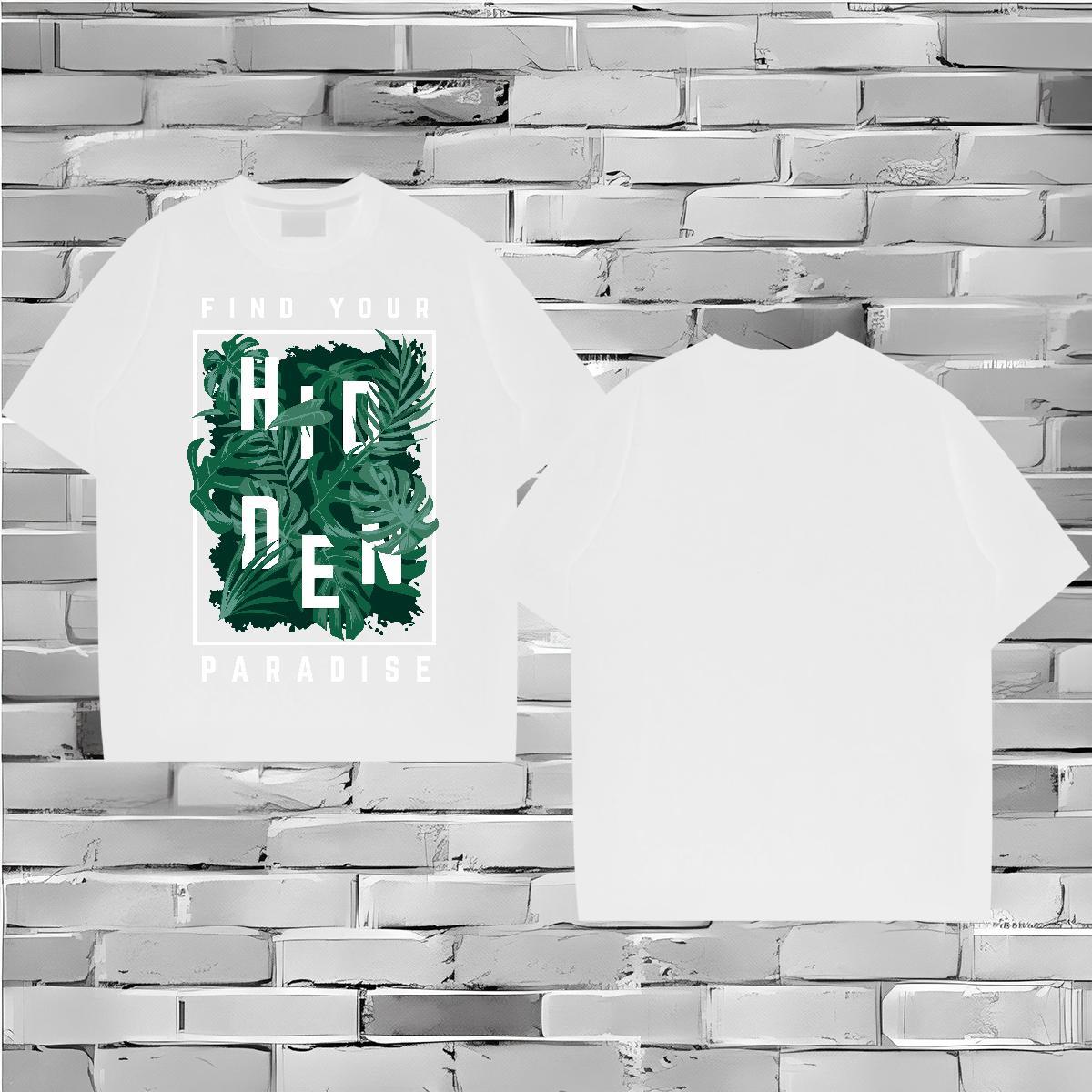 2024 Designer Mens T Shirts 230g Pure Cotton tree Street wear Hip Hop Polos Breathable Short Sleeve Comfortable Men Tees DIY