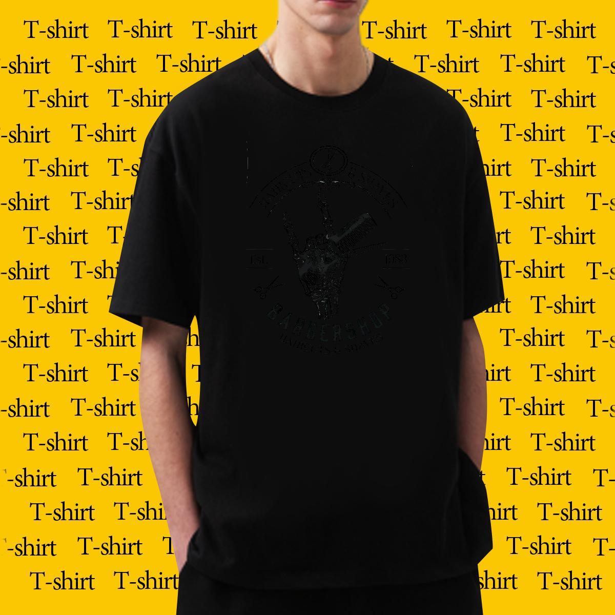 T shirt 100% Cotton 230g hands Casual Daily Wear Breathable Short Sleeve Graphic Men Tshirts Brand Classic Polos