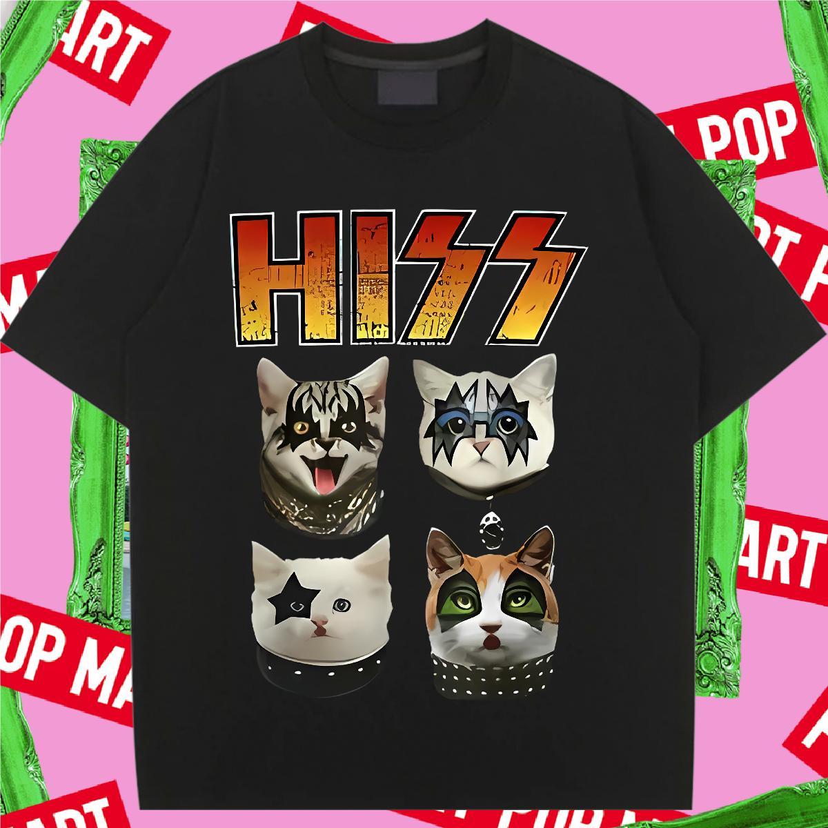 Popular Womens T Shirts Breathable Soft Womens Tshirts Cartoon Print cat Street Casual 230g Pure Cotton Custom Clothes Shirt