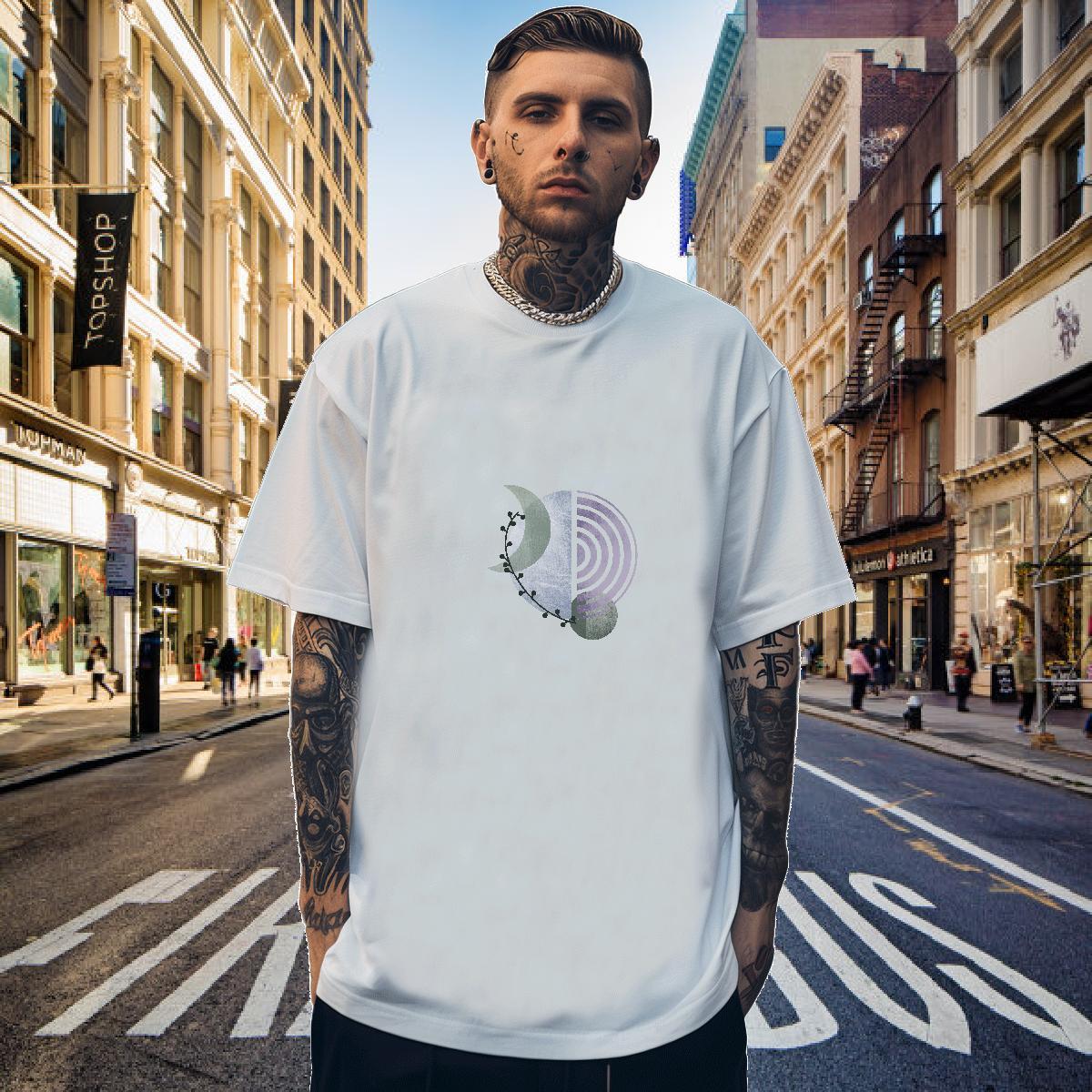 Men T Shirts 100% Cotton 230g icon Casual O Neck Short Sleeves Graphic Tshirt for Man Woman Fashion Designer Comfortable Clothes