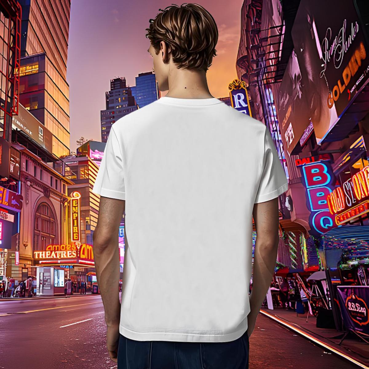 Loose T-Shirts leopard Breathable Short Sleeve Casual Beach Skull 230g Pure Cotton Men Tshirts DIY Customized Tops Shirt