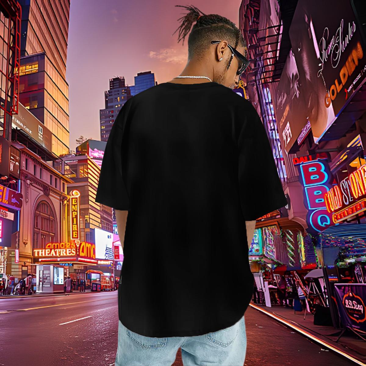 Cool T shirt pumpkin O Neck Short Sleeves Casual Cartoon Print 230g Cotton Mens Tshirts 2024 Designer Tops
