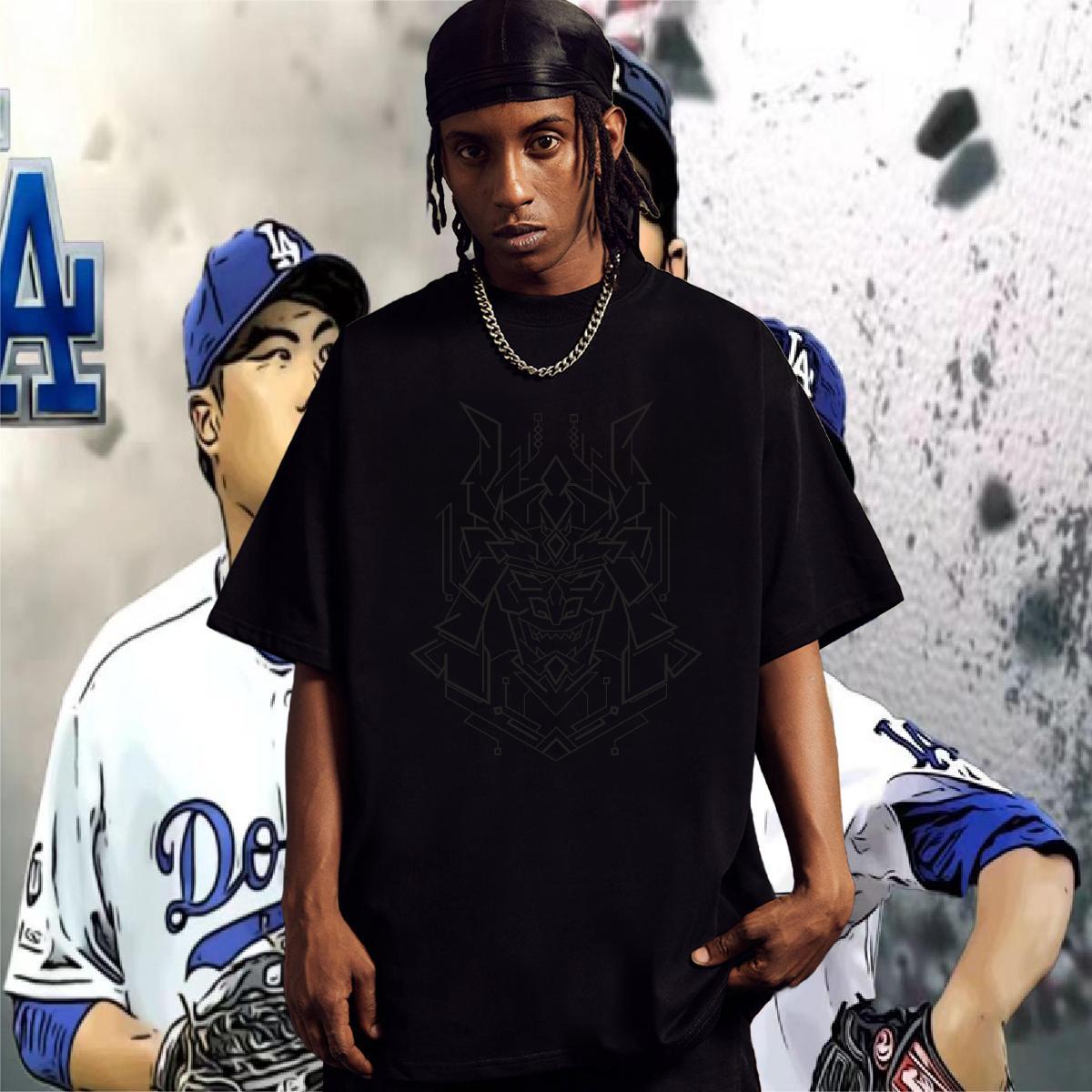 T Shirt For Man 230g 100% Cotton handpainted Anime Printing Street O Neck Short Sleeves Plus Size Custom Tshirts Free Shipping Wholesale Tee Shirt