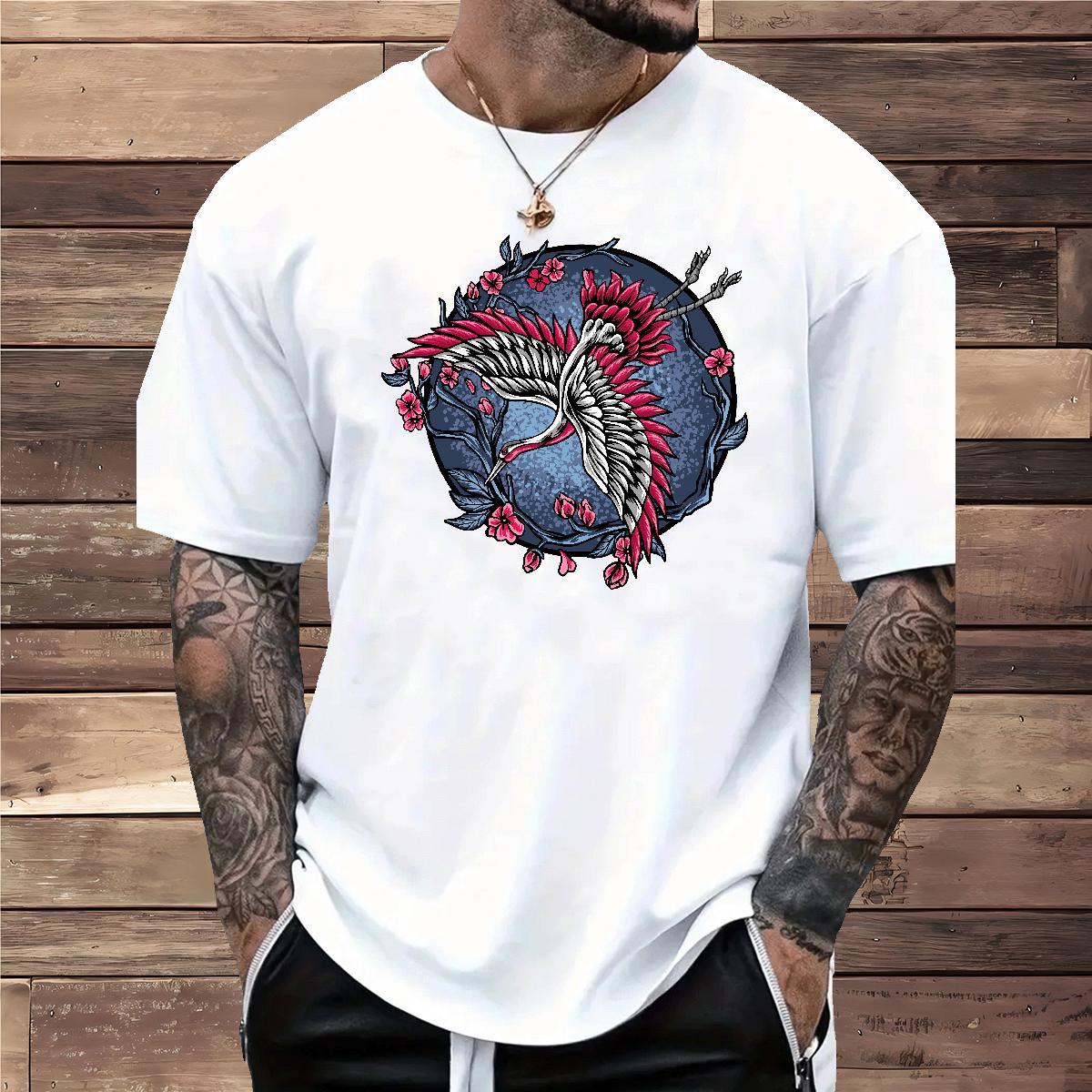 Men T Shirts 230g 100% Cotton beautiful Casual Crew Neck Anime Couples T Shirts Factory Direct Free Shipping Tops Shirt