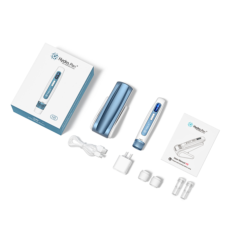 Newest Hydra Pen H5 4-pole EMS Face Lifting Micro Current Needling Mesotherapy Home Skin Care Serum Applicator Dermapen Hydra.Pen Derma MTS Beauty Dev