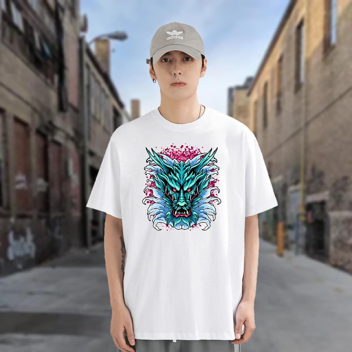 Mens T Shirts 230g Pure Cotton Casual Breathable Soft Custom Printing Couples T Shirts Designer Fashion TOP Quality Polos