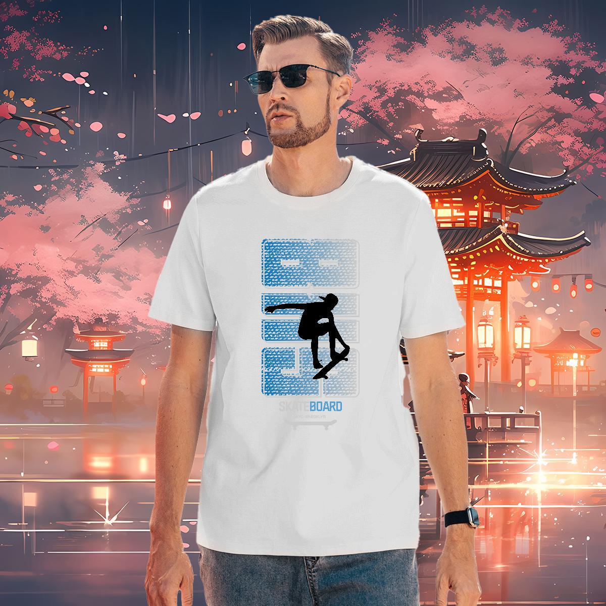 Man T Shirts 230g Pure Cotton portrait Street Short Sleeve Soft DIY Logo Oversized Men Tshirts Fashion Designer Free Shipping Top Tees