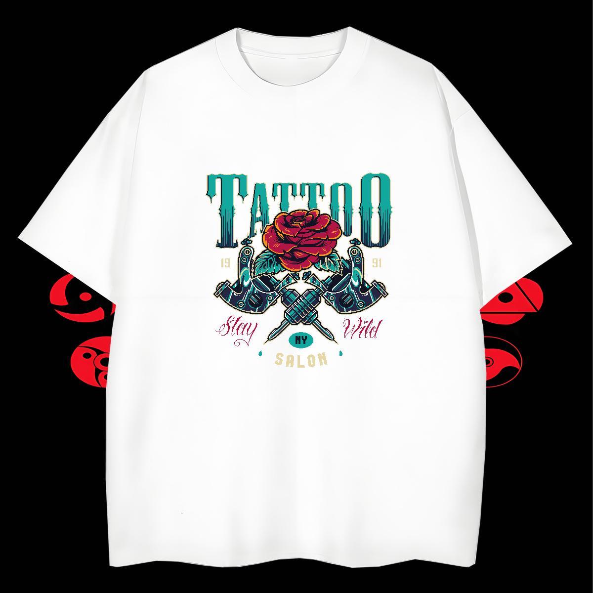 Comfortable Mens Tshirts 230g 100% Cotton Daily Outfit tool Oversized 4XL Breathable Customized T Shirt For Man Clothes