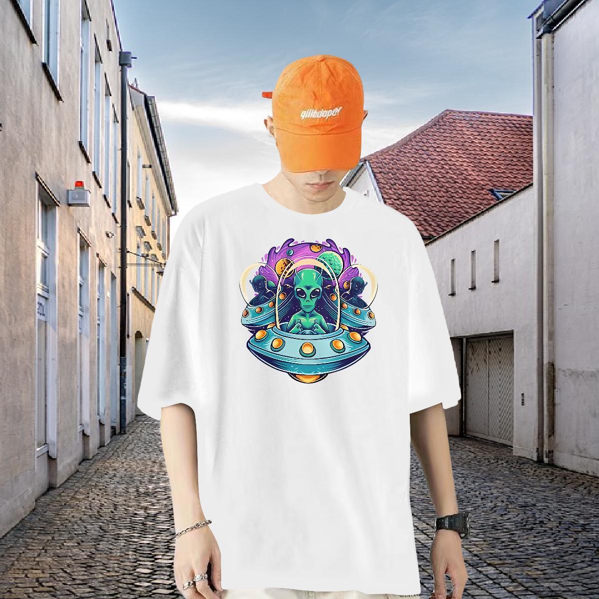 Stylist T-Shirts 230g Cotton halloween Spring Summer Tops Tees Breathable Short Sleeve Cool Mens Tshirts White Plus Size