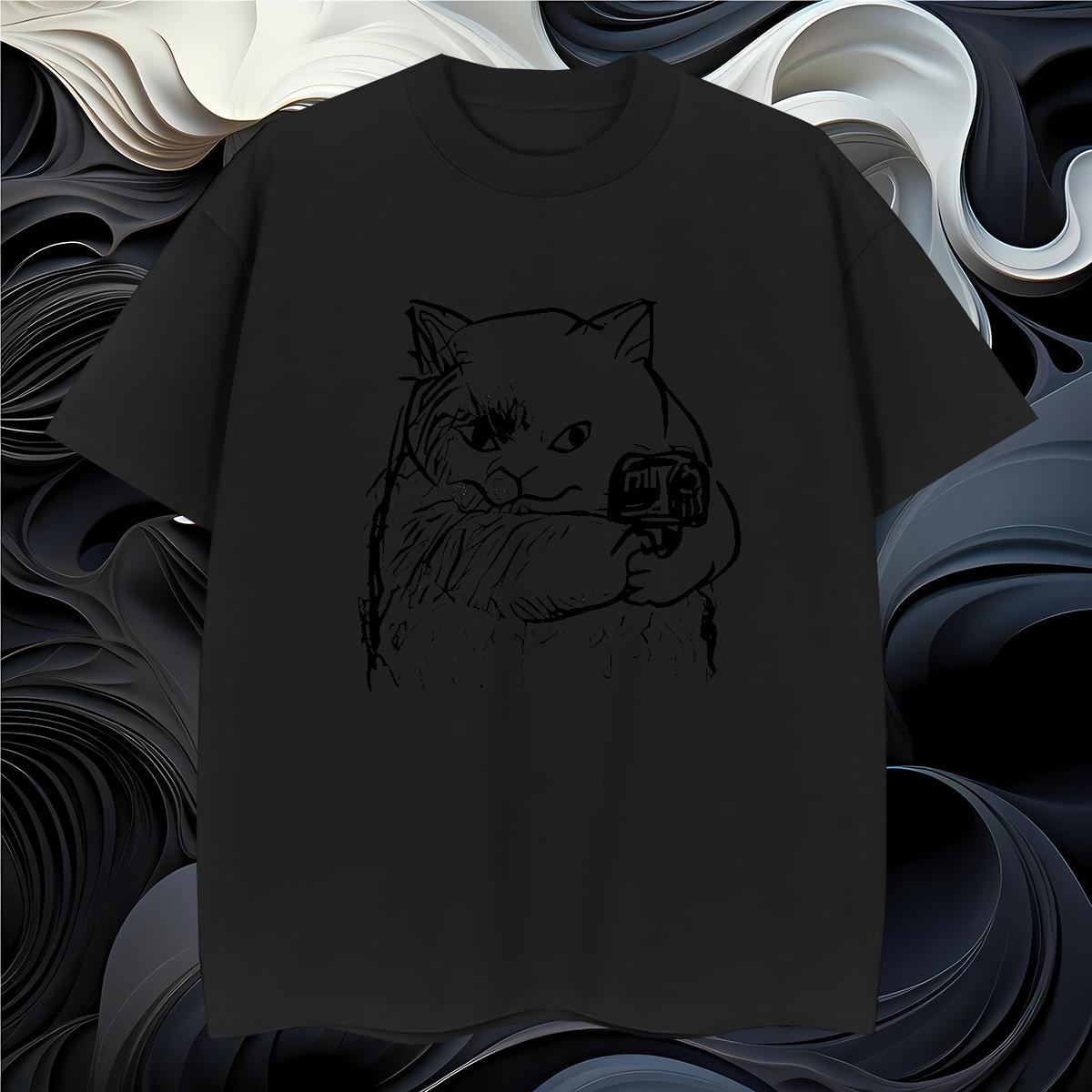 T shirt 230g Cotton High Street Hip Hop Breathable Crew Neck Asian Size Couples T Shirts Wholesale High Quality Tees