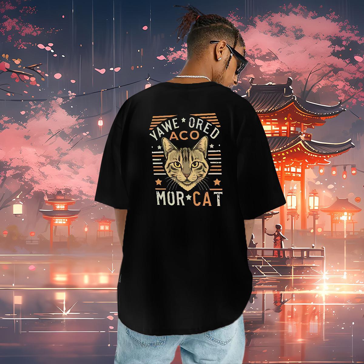 Classic T Shirts Men 100% Cotton 230g cute Casual Clothings Short Sleeve O-Neck Loose Fit Tshirt for Man Woman Custom Cartoon