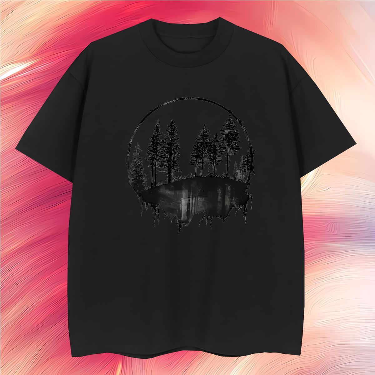 Men T Shirts 230g Cotton tree Sport Breathable Soft Custom Big Size Men Tshirts Fashion Loose Clothes