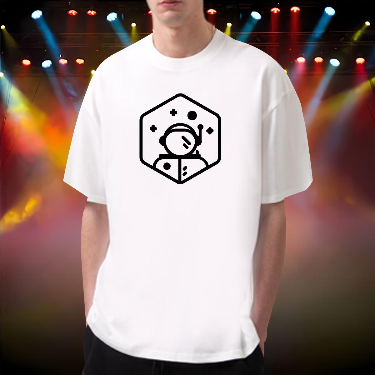 Mens T Shirts 100% Cotton 230g universe Hip Hop Short Sleeve O-Neck DIY Printed Mens Tshirts Classic Cool Design Clothings