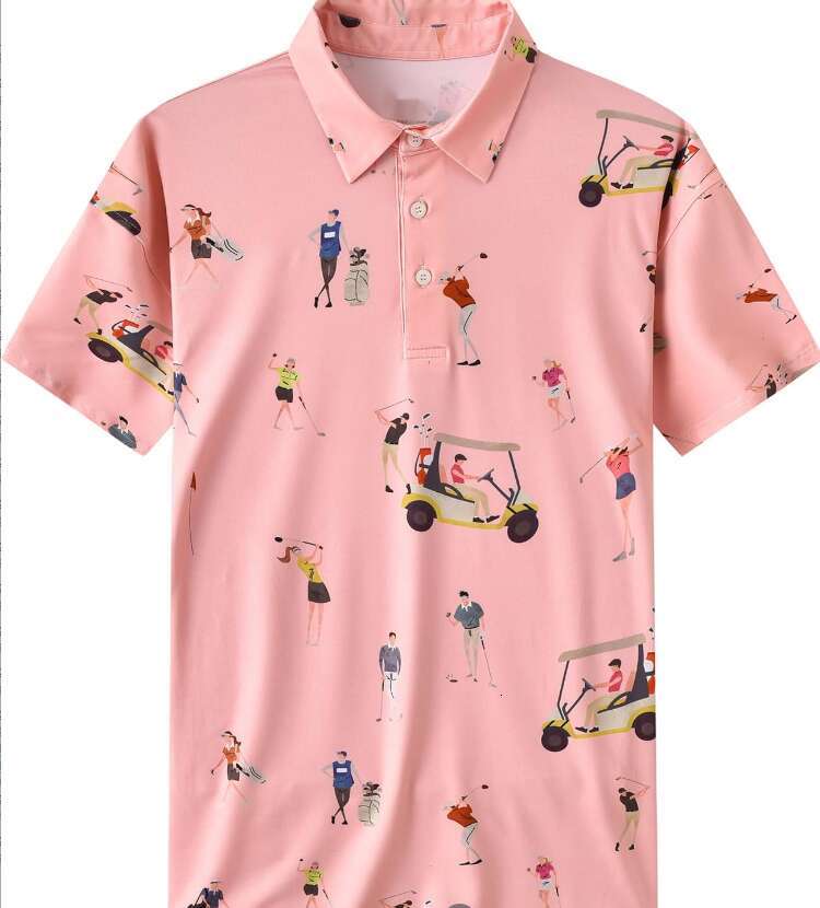 Fashion Mens Cool Crazy Funny Golf Polo Shirts Summer Dry Fit Short Sleeve Performance Moisture Wicking Polos shirts tshirt Casual tops summer clothes