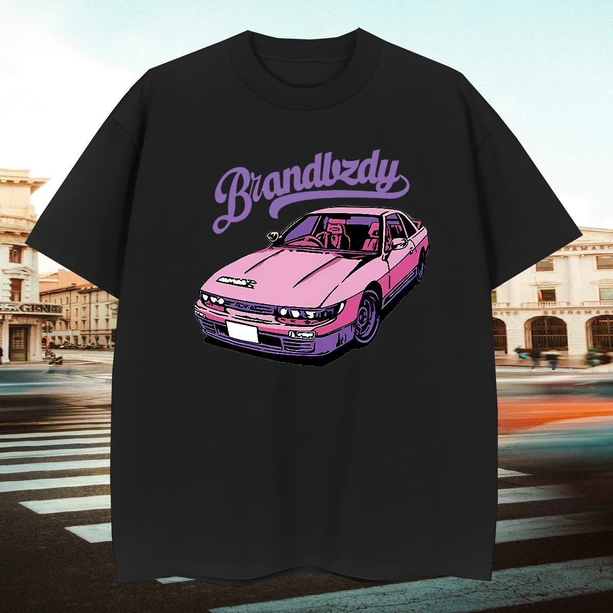 Classic Tshirts 100% Cotton 230g Street car DIY Printed Breathable Short Sleeve Designer Man T Shirts Clothings