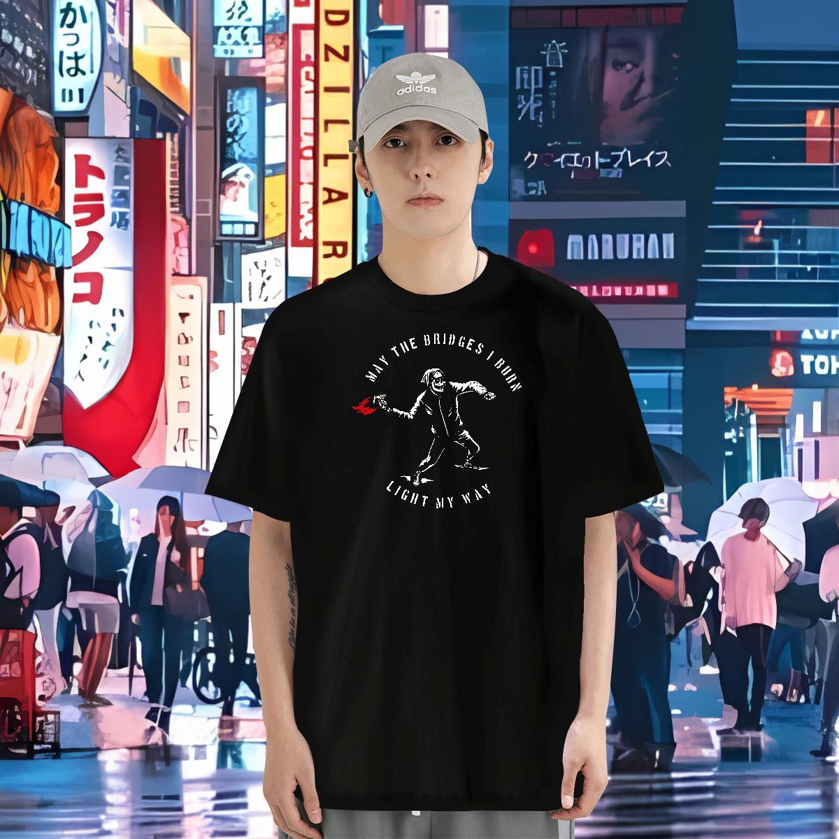 Casual New Man T Shirts skull Clothes 230g Cotton Daily Outfit Wholesale Oversized 4XL Pure Cotton Couples T Shirts