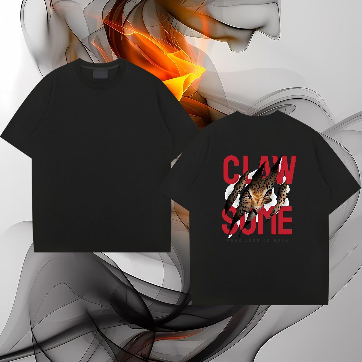 Fashion New Man T Shirts 230g 100% Cotton Outdoor Wear Breathable Crew Neck Cool Couples T Shirts Custom Printed
