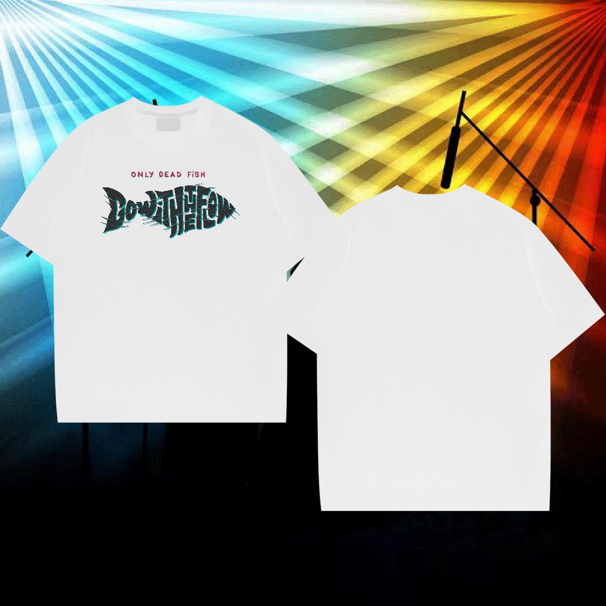 Free Shipping T Shirts Men 230g 100% Cotton Street Casual Wear O-Neck Short Sleeve Loose Fit Tshirts Custom Print Plus Size