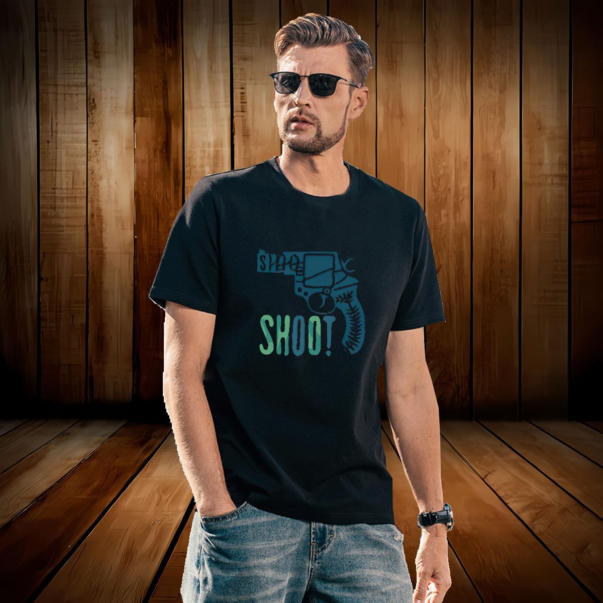 T-Shirts 100% Cotton 230g gun Casual Beach Pure Cotton Floral Print Mens Tshirts Factory Direct Loose Tees