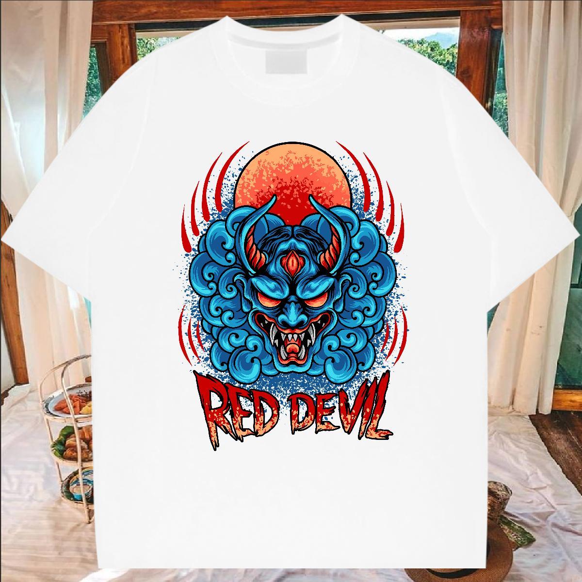 2024 Summer T-Shirts 230g Cotton Street Casual Tops Breathable Crew Neck Designer Tshirt for Man Woman Custom Printed