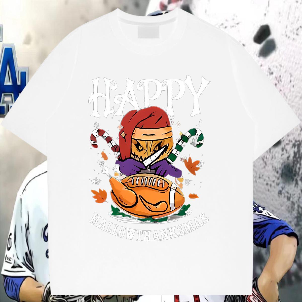 Brand Men T Shirts 230g 100% Cotton halloween Summer Casual Clothings O Neck Short Sleeves Free Shipping Men Tshirts Custom Anime