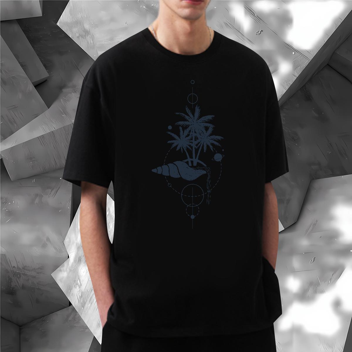 Designer Fashion T shirt 100% Cotton 230g tree Spring Summer Clothings Breathable Soft Cool Design Mens Tshirts DIY Logo Oversized