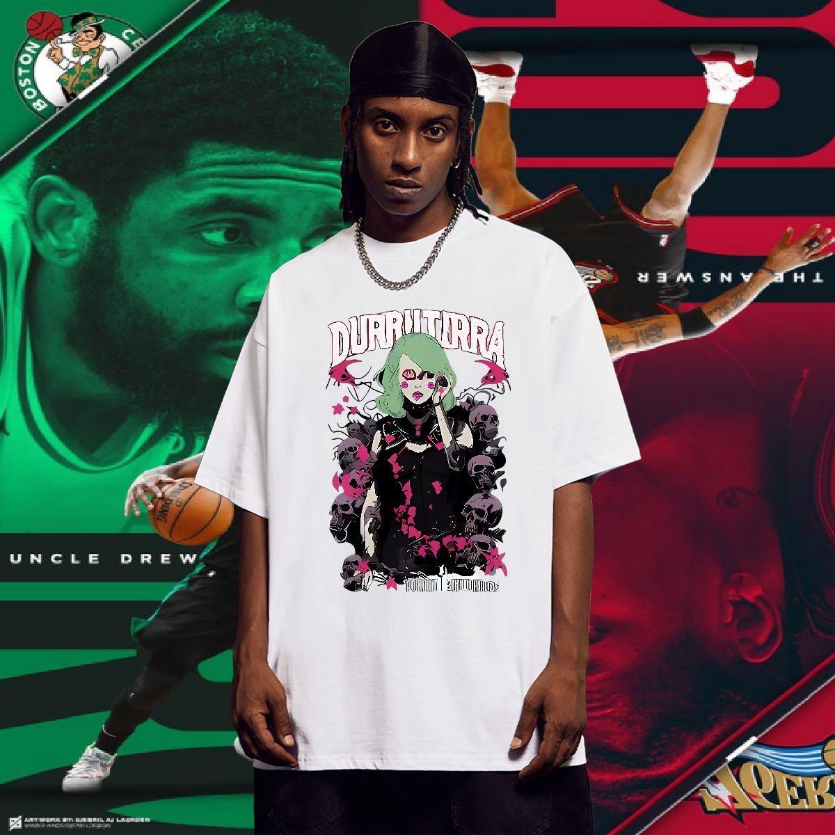 Mens T Shirts 230g 100% Cotton Terror Home Outdoor Pure Cotton Custom Cartoon Men Tees Fashion New Cool Design Tops Shirt