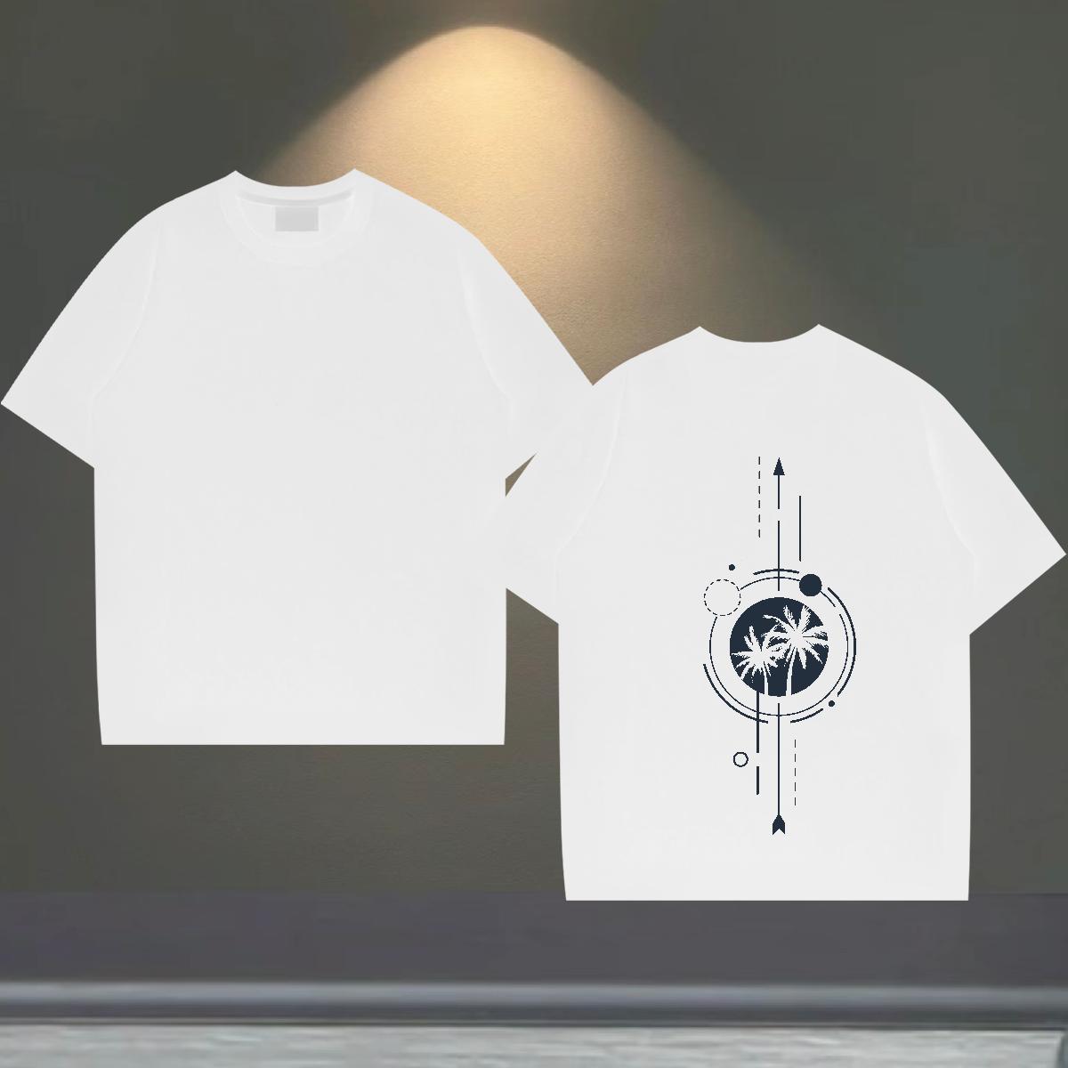 New Arrival T shirt 230g Cotton tree Hip Hop Tee Shirt Breathable Cool Design Men Tshirts Oversized 3XL 4XL