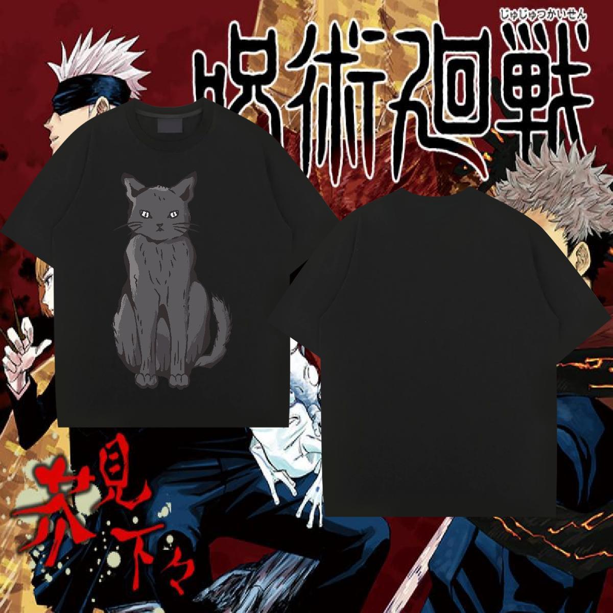 Factory Direct T-Shirts for Men 230g Cotton cat Street Casual Clothes Breathable Soft Brand Mens Tshirts Oversized