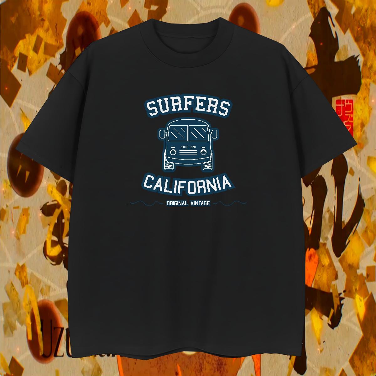 Wholesale Tshirts 230g Cotton Casual Daily Wear letter Anime Print Breathable Short Sleeve Designer T shirt Polos