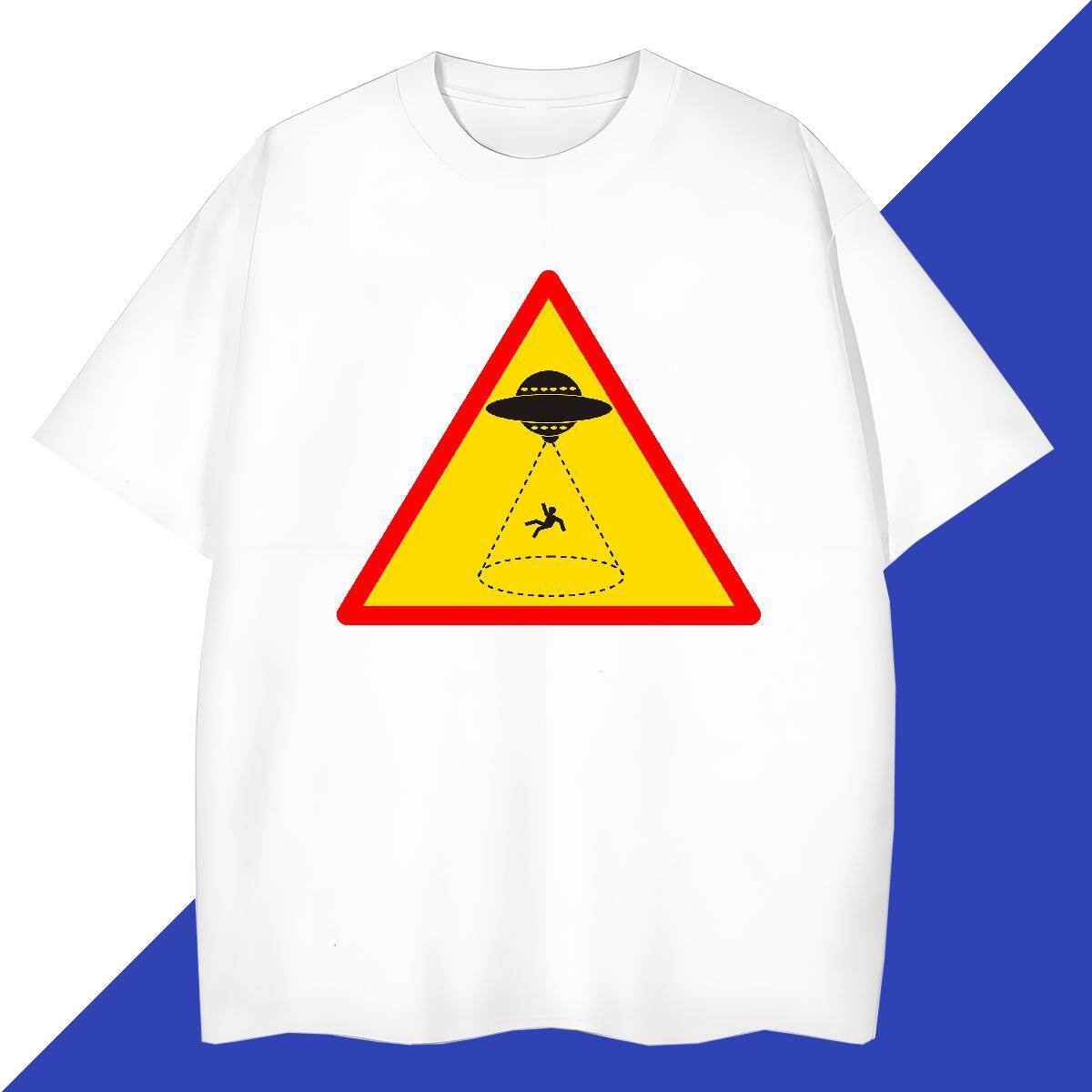 Designer Couples T Shirts 230g Cotton Hip Hop Street UFO Anime Breathable Crew Neck 2024 Summer Mens T Shirts Wear