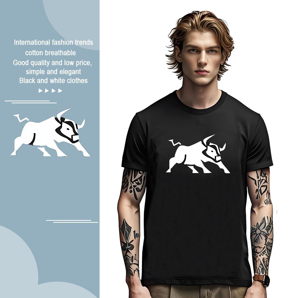 Man T Shirts 100% Cotton 230g cow Casual Beach Breathable Plus Size Custom Mens Tshirts Designer Wholesale Tees