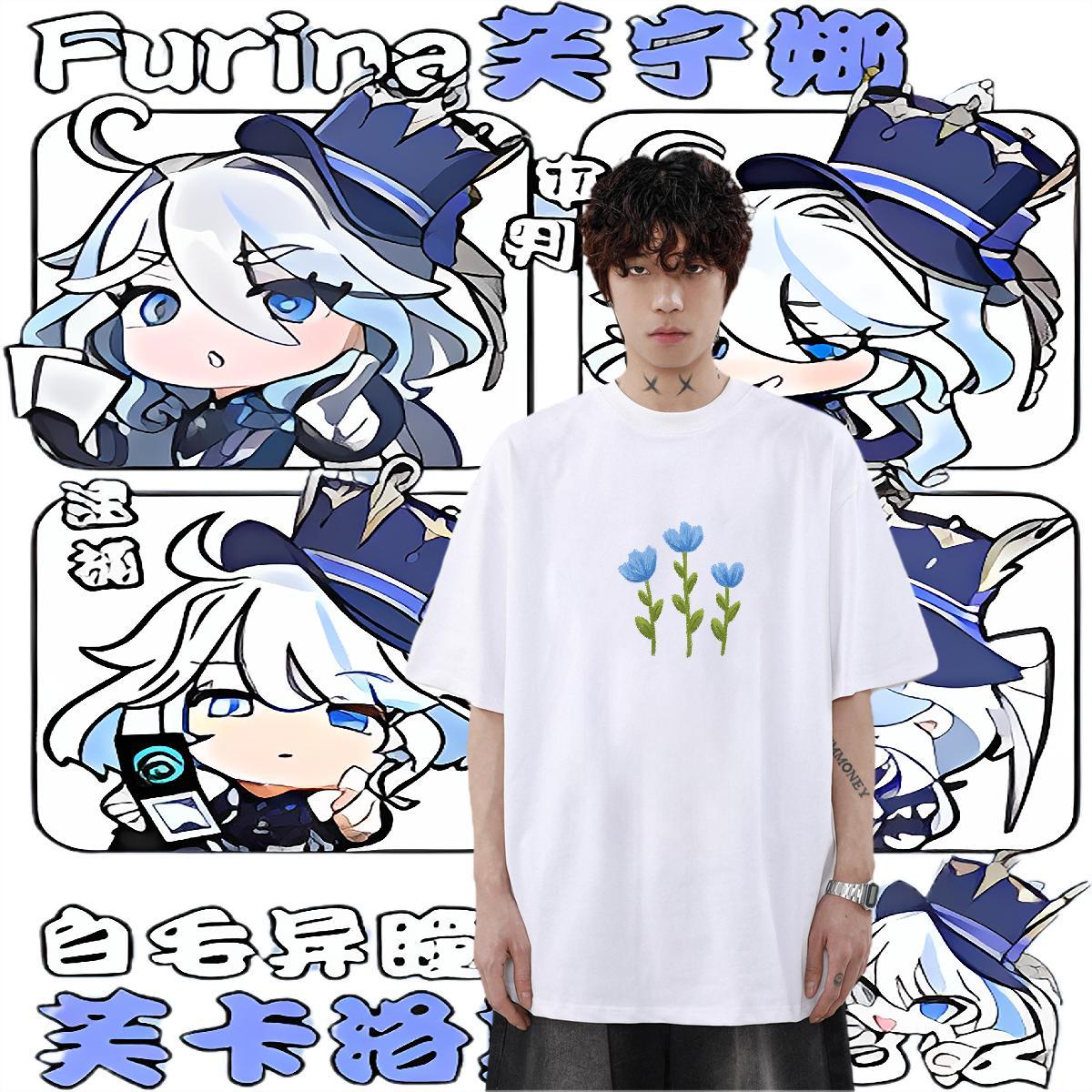 2024 Summer T Shirts Men 100% Cotton 230g flower Outdoor Clothes Short Sleeve Soft Designer Men Tees Skull