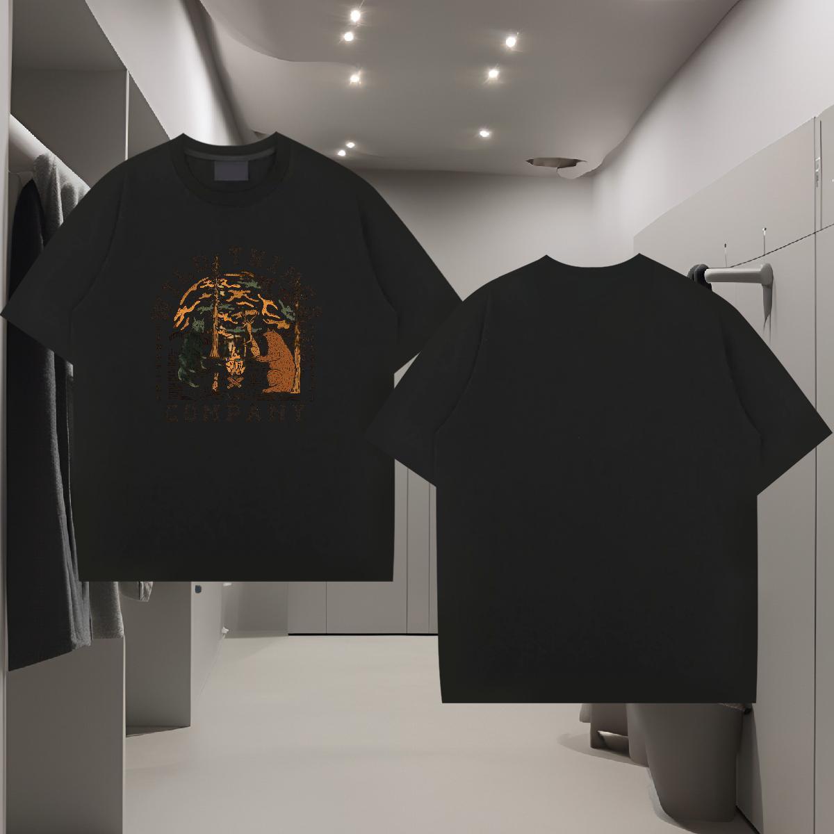 T shirt 230g 100% Cotton tree Sports Casual Breathable Anime Print Tshirt for Man Woman Factory Direct Cool Design Top Tees