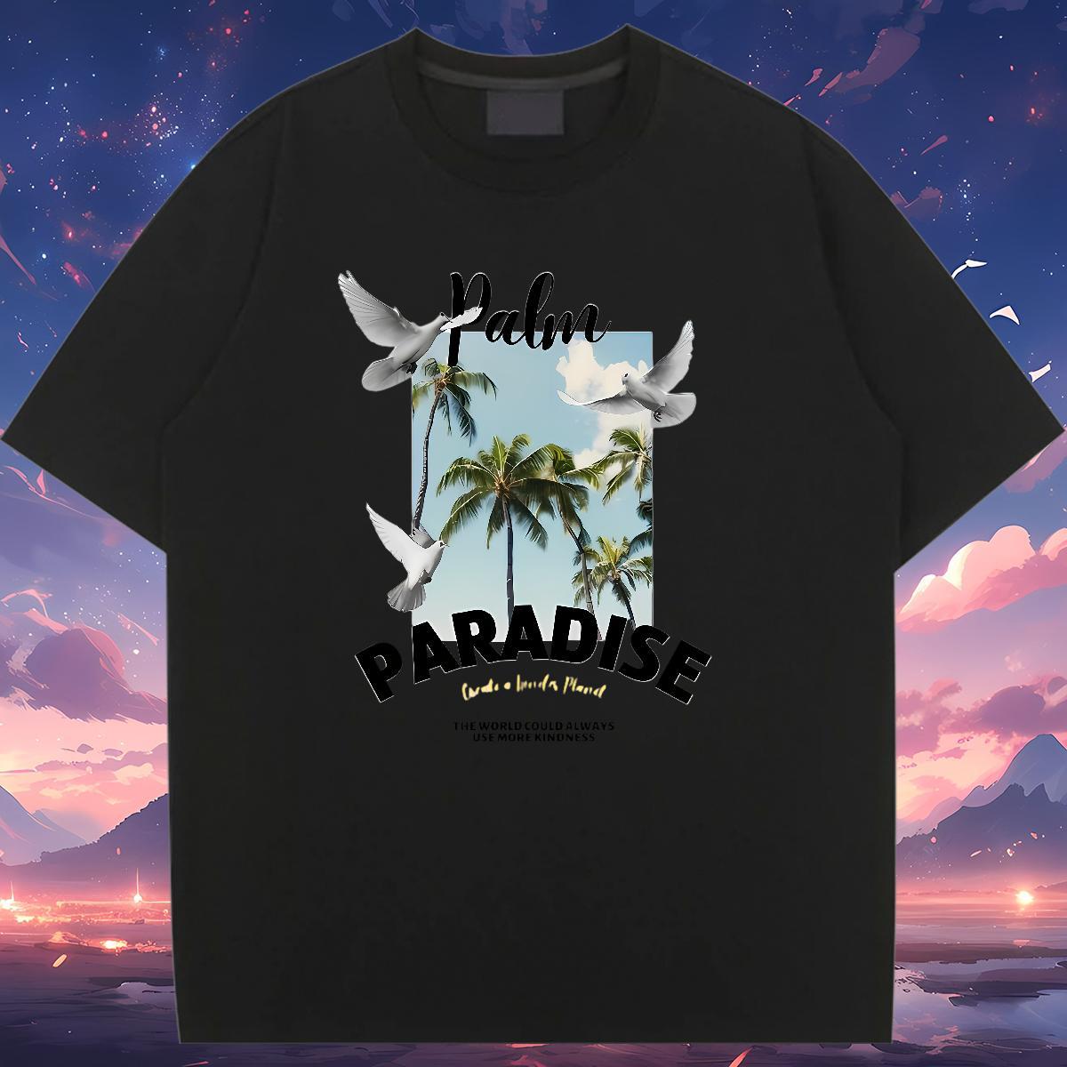 Designer T Shirts Women Round Neck Short Sleeve Womens Tshirts Customized Print tree Outdoor 230g 100% Cotton Casual New Clothes Shirt