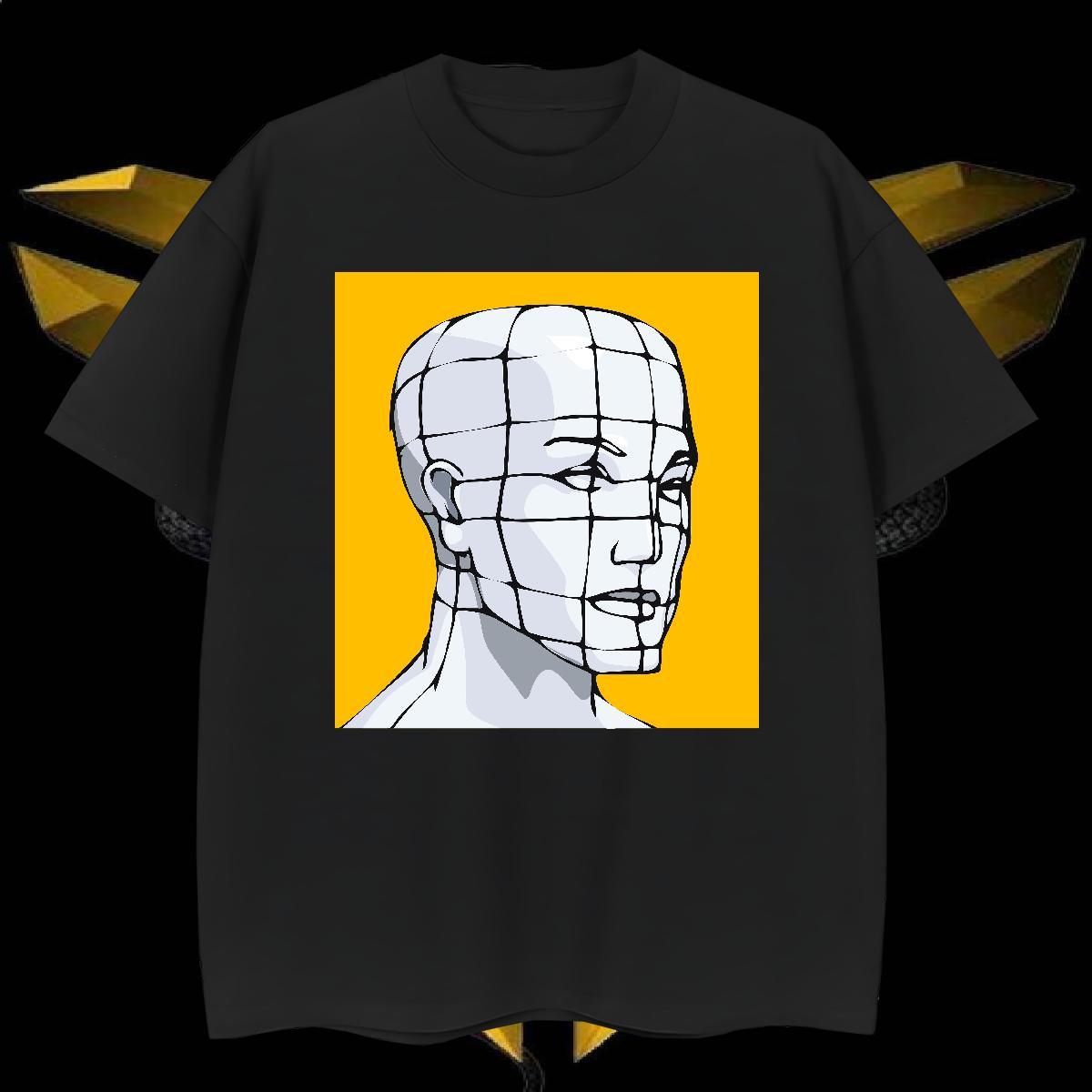 Man T Shirts 100% Cotton 230g portrait Sport O Neck Short Sleeves Customized Print Couples T Shirts New Designer Cool Design Tee Shirt