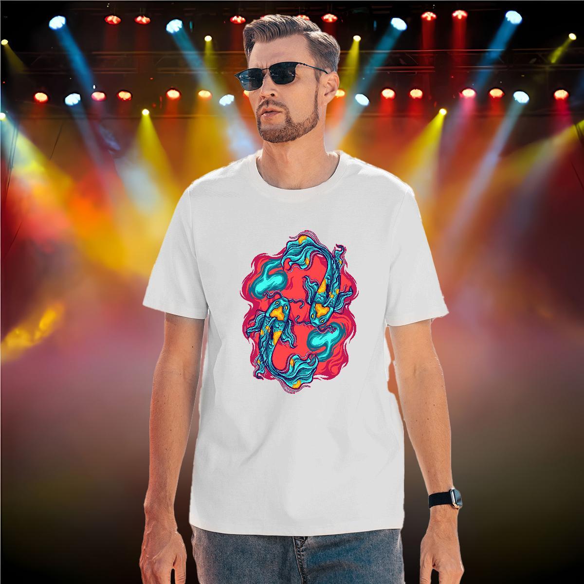Fashion Designer Men T Shirts 230g Cotton Summer Casual Tee Shirt Crew Neck Wholesale Men Clothes T-Shirt DIY Logo Oversized